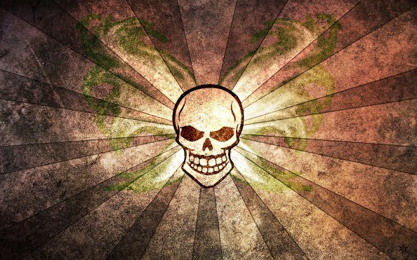 Skull Abstract Background