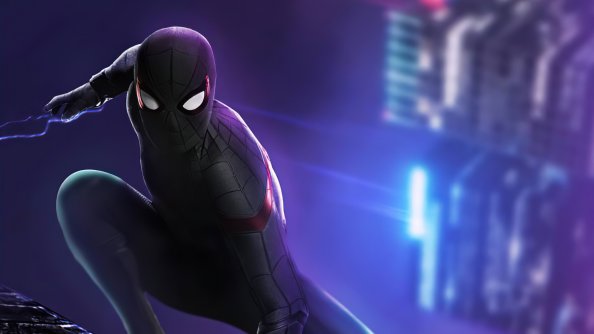 Black Spider Man Suit 4k