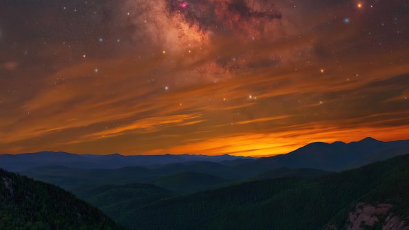 Sky Full Of Stars Nature 4k