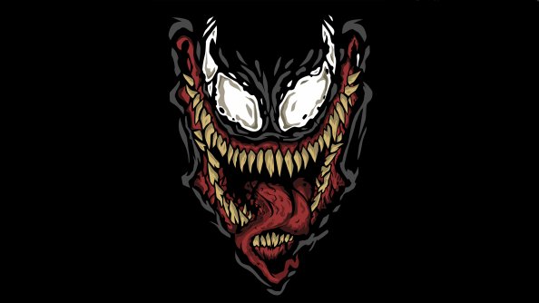 Venom Minimalism 4k Art
