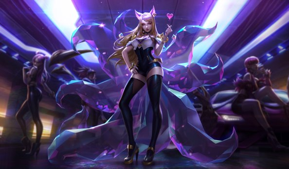 Ahri League Of Legends 4k