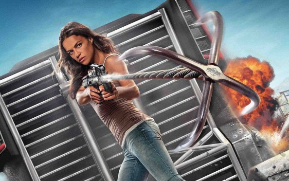 Michelle Rodriguez In The Fate Of The Furious