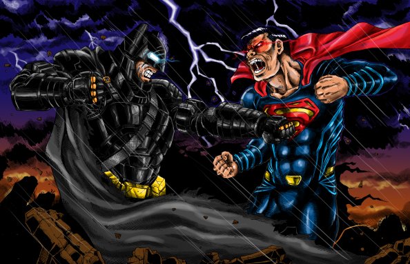 Batman V Superman Fan Art Illustration