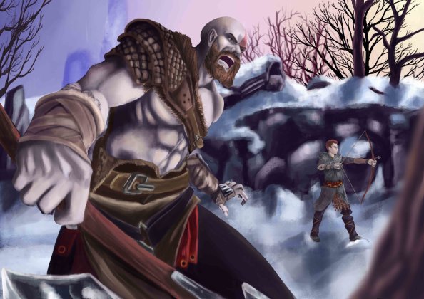 God Of War Fanart