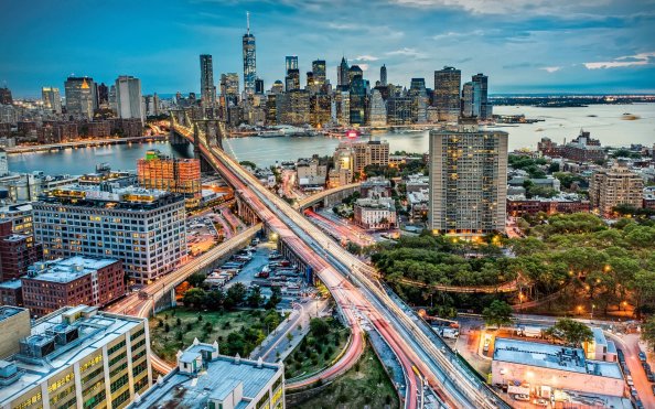Bridge Lights New York