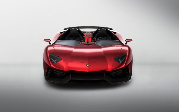 Red Lamborghini Aventador 4k