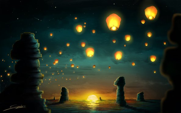 Sunset Lanterns