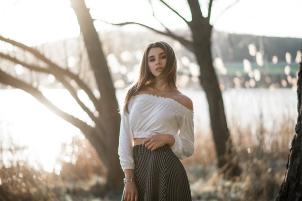 Brunette Depth Of Field