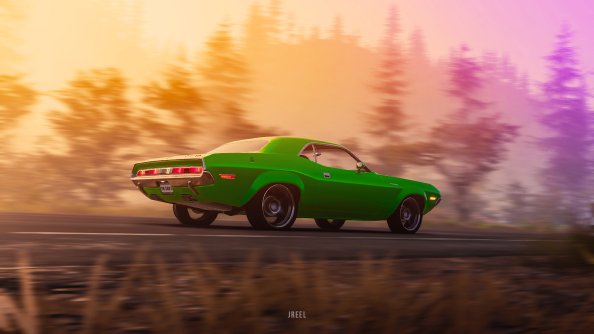1970 Dodge Challenger RT From The Crew 2 Art