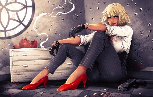 Atomic Blonde Artwork 4k