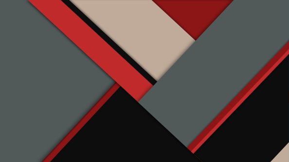 Red Gray Material Design 8k