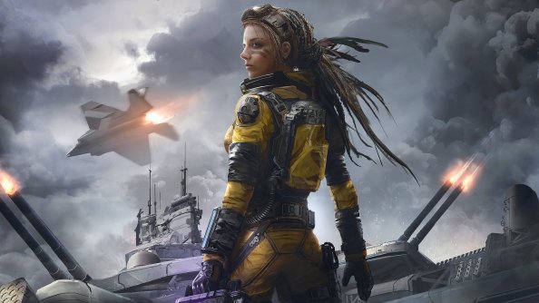 Safe With Me Warrior Soldier Girl 4k