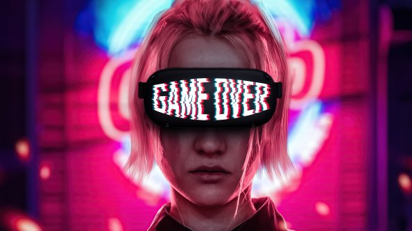 Girl Game Over Glasses