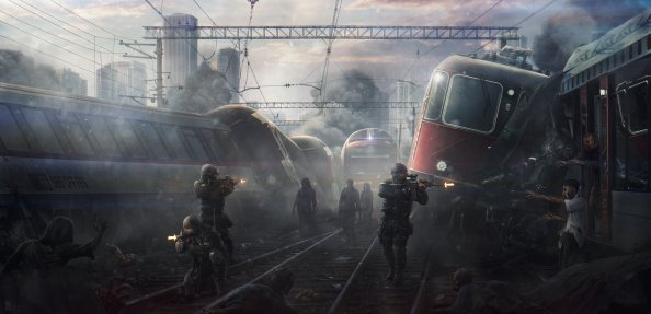Soilders Zombie Attack