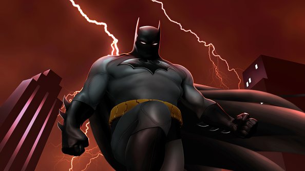 Bat Man Red Knight
