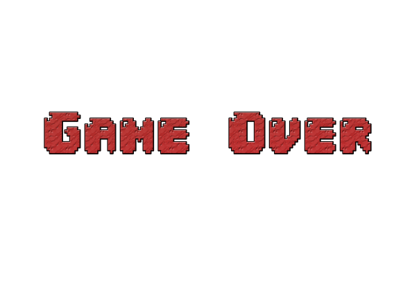 Game Over Typography