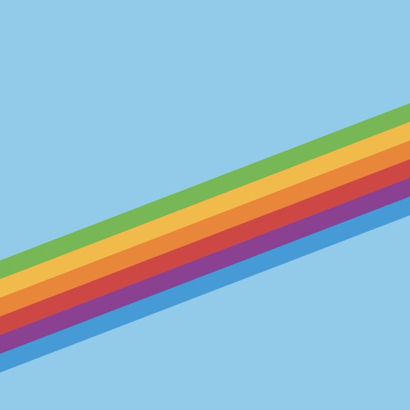 Ios 11 Heritage Stripe Blue