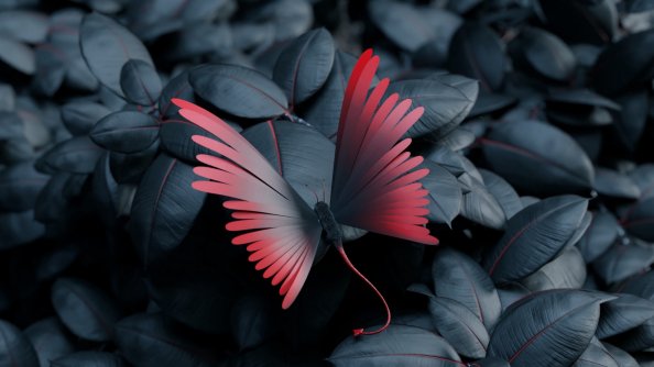 Butterfly Leaves Artwork