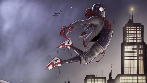 SpiderMan Into The Spider Verse New Arts