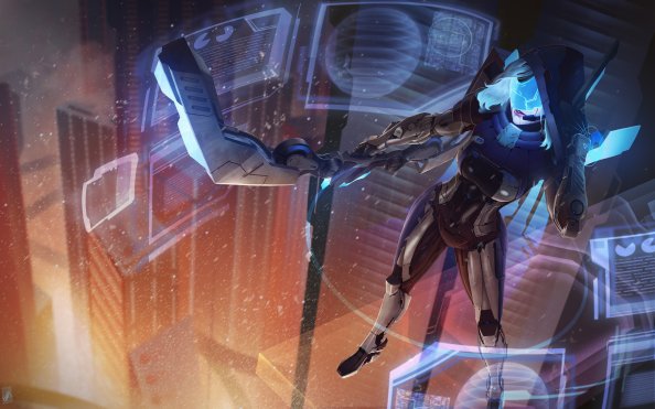 Ashe League Of Legends Artwork
