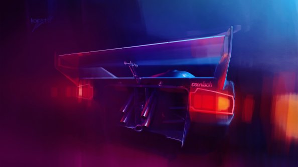 Lamborghini Countach Digital Art 4k