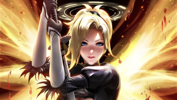Mercy Overwatch Fantasy Art 5k