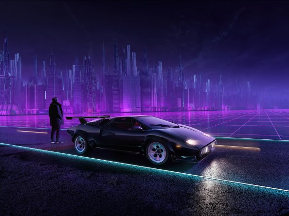 Retropunk Lamborghini Classic