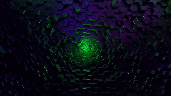 Razer Logo Glowing 4k