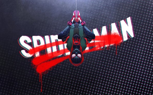 Spider Man Up Side Down