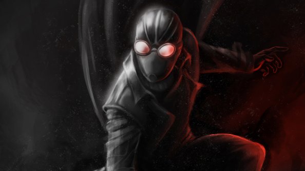 Spiderman Noir Coat 4k