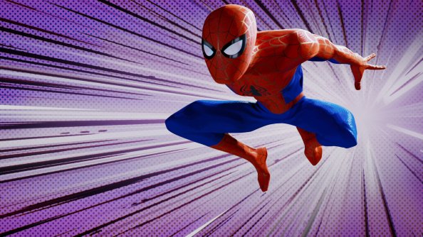 Spiderman In Spider Verse World