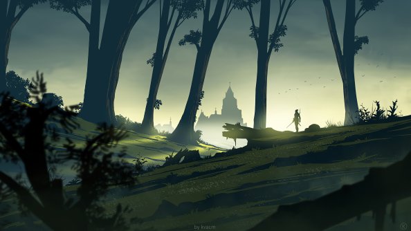 Warrior Forest Edge 4k