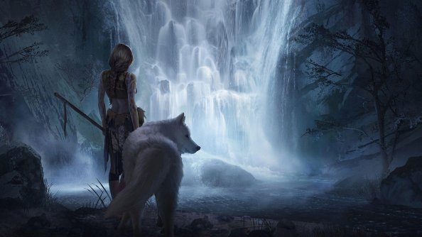 Wolf Girl 4k