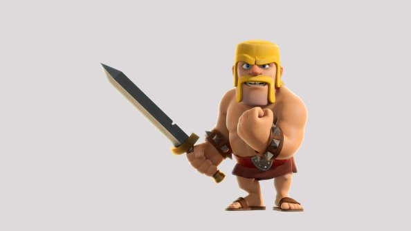Barbarian Clash Of Clans 4k