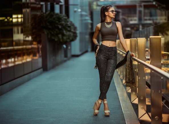 High Heels Urban Women Outdoors