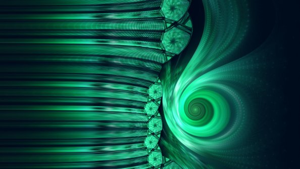 Bright Flame Fractal Digital Art