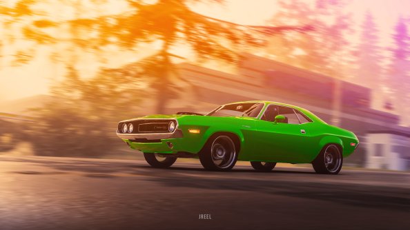 1970 Dodge Challenger RT From The Crew 2 Front