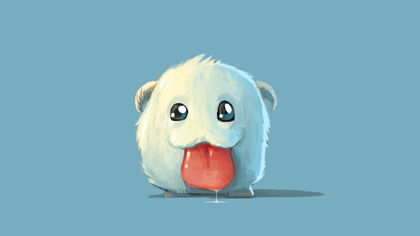 Cute White Poro