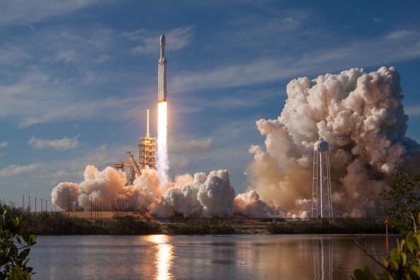 Falcon Heavy Space X Launch