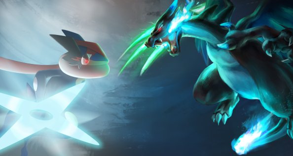 Greninjash vs Mega Charizard