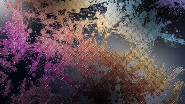 Pink Grey Dust Splash 4k