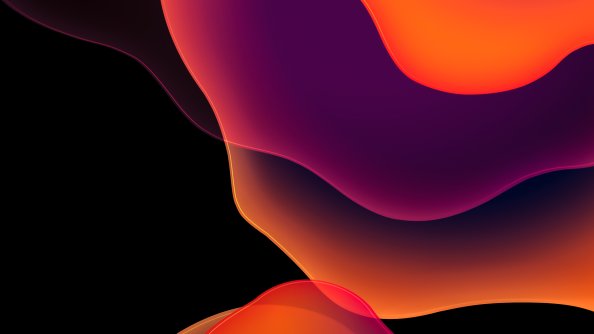 Apple Abstract Dark Red 4k