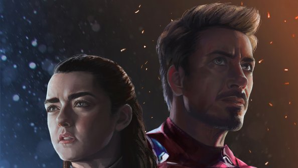 Arya Stark And Iron Man