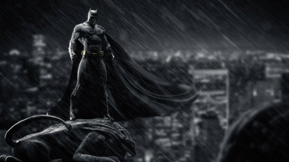 Batman Above The City