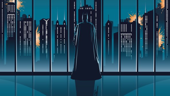 Batman Dark Knight Minimal 4k