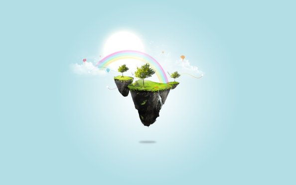Floating Rainbow Island