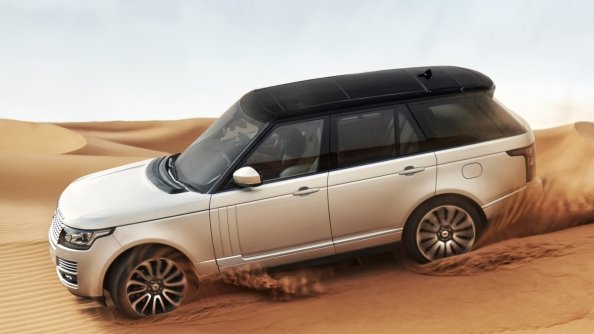 Land Rover In Desert