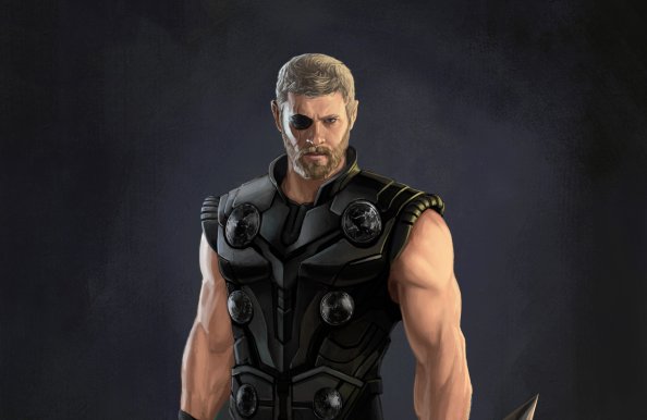Thor Avengers Infinity War Artwork
