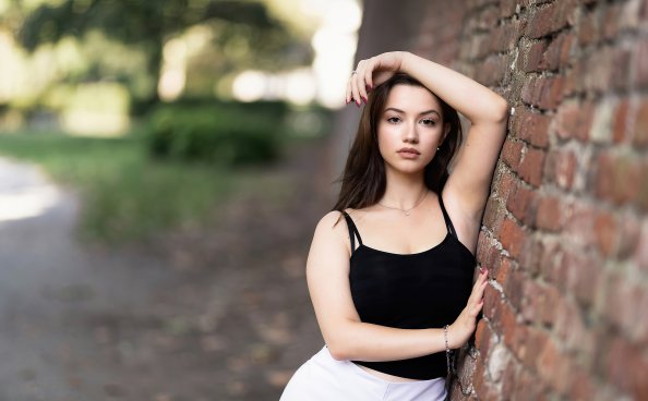 Girl Hands In Air Women Outdoor 4k