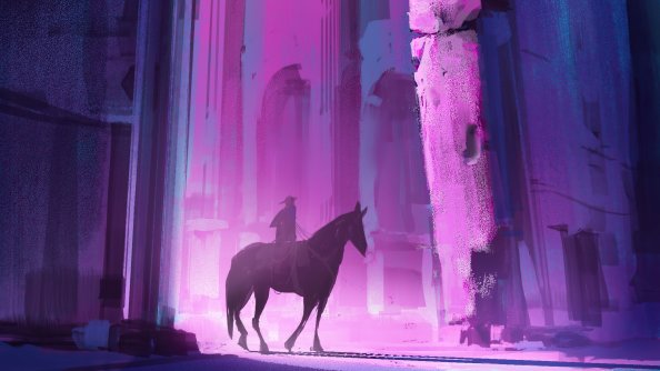 Horse Rider Walking From Gate 4k